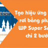 Tạo hiệu ứng tuyết rơi bằng plugin WP Super Snow chỉ 2 bước