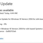 Sửa lỗi 0x800703e6 win 10 không update được