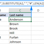 tách họ tên trong excel