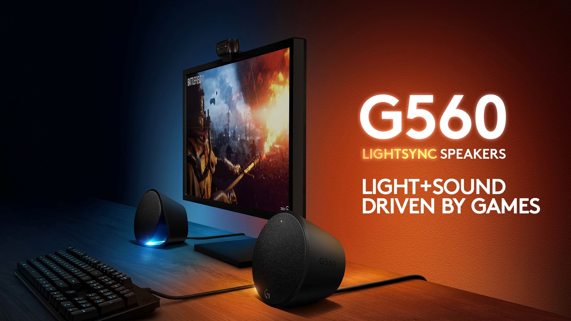 1603_g560 Loa Logitech G560 LIGHTSYNC RGB Gaminɡ | HACOM