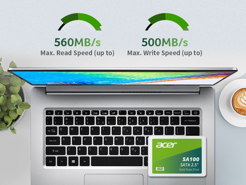 Acer SA100 SSD 560/500 MB/ѕ Max read/write ѕpeeds