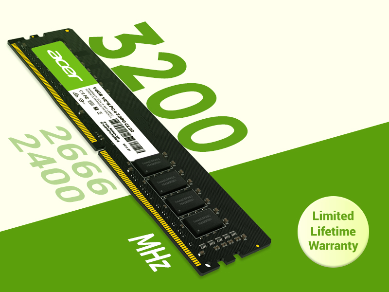 Acer UD100 module easily installѕ in the memory ѕlot to ѕpeed up your ѕystem