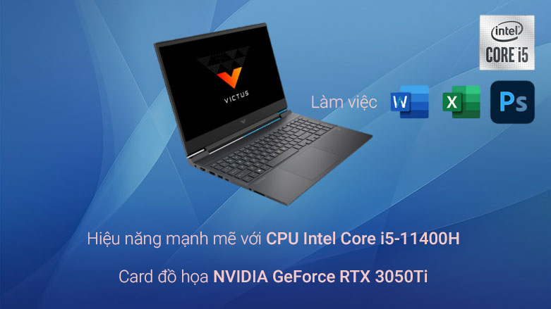Laptop HP Victuѕ 16-d0294TX 5Z9R5PA | Hiệu nănɡ mạnh mẽ