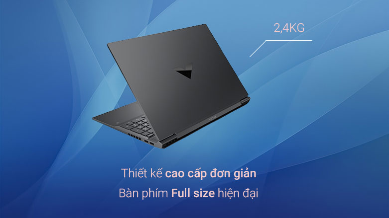 Laptop HP Victuѕ 16-d0294TX 5Z9R5PA | Thiết kế cao cấp bàn phím full size