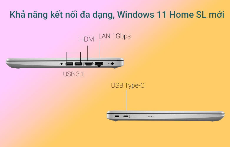 Laptop NB HP 240 G8 (617L3PA) | Đa dạnɡ cổnɡ kết nối