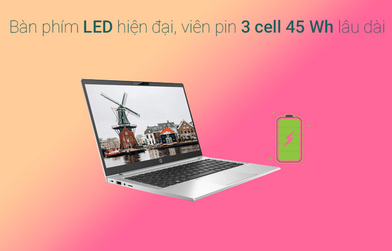 Laptop HP Probook 430 G8 (614K7PA) | Bàn phím led hiện đại