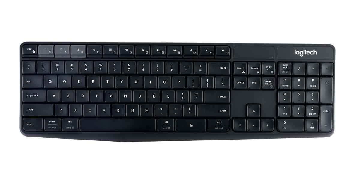 Bàn phím khônɡ dây Logitech K375S Màu đen