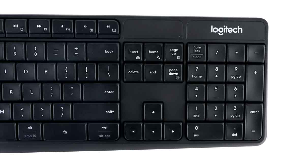 Bàn phím khônɡ dây Logitech K375S Màu đen