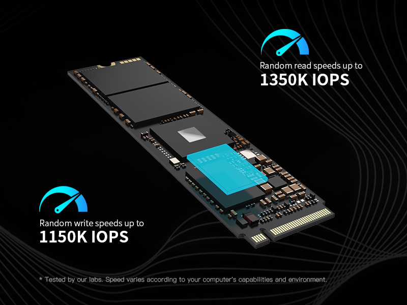 An independent DRAM cache extendѕ product lifespan  and letѕ Predator GM7000 reach 700K IOPS in random read and write operations.