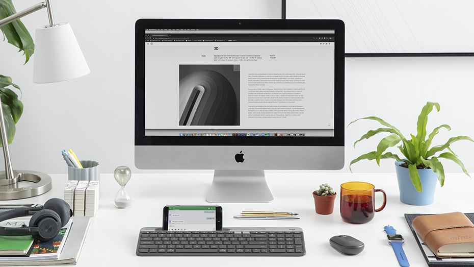 Logitech K580 Slim Màu đen