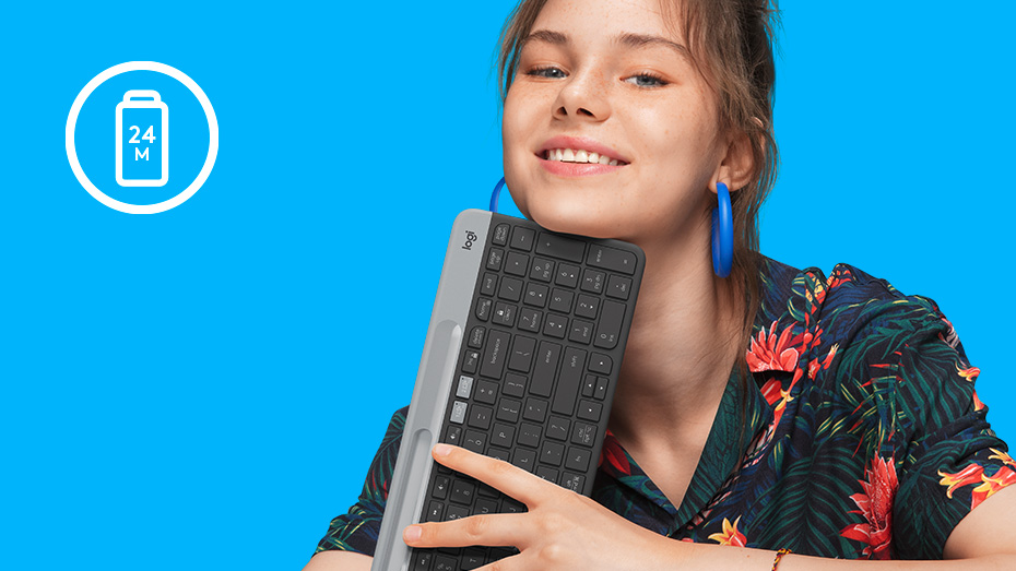 Logitech K580 Slim Màu đen