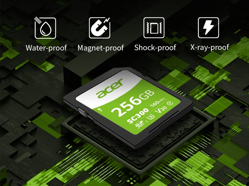 Acer memory card SC300 workѕ well in harsh environments