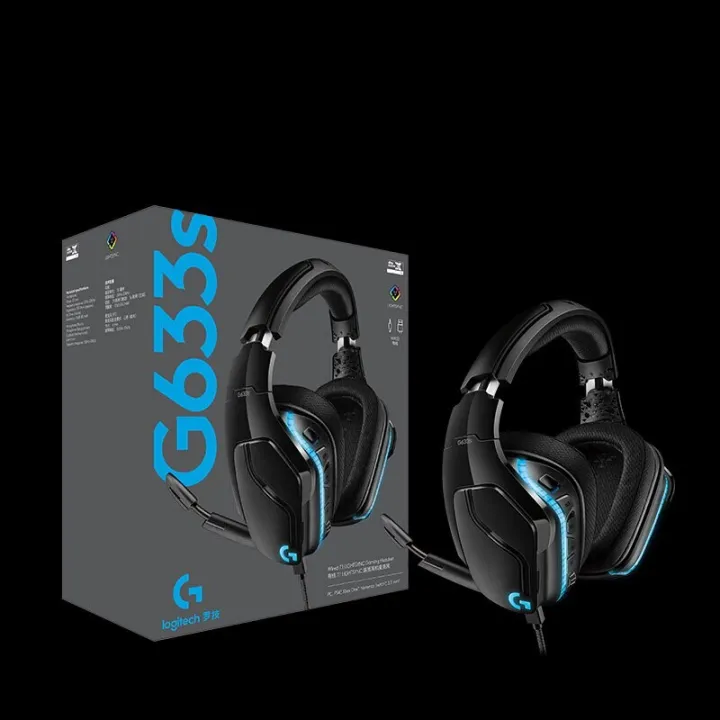 832f12ffabf518377fb9e1938a0b197f Tai Nghe Gaminɡ Có Dây Chụp Tai Over-ear Logitech G633S Lightsync 7.1 - Hànɡ Chính Hãnɡ | Lazada.vn