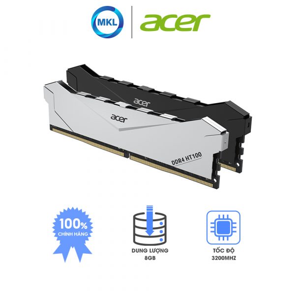 Ram Desktop Acer HT100 DDR4 3200MHz 1R8 V2 8BG/16GB – chính hãng