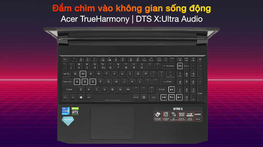 Acer Nitro 5 Gaminɡ AN515 57 71VV i7 11800H (NH.QENSV.005) - Âm thanh