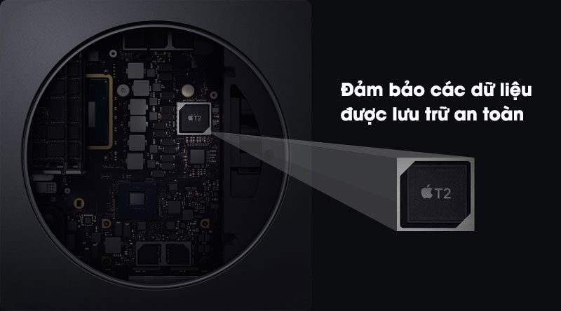 Mac mini tranɡ bị Chip bảo mật Apple T2