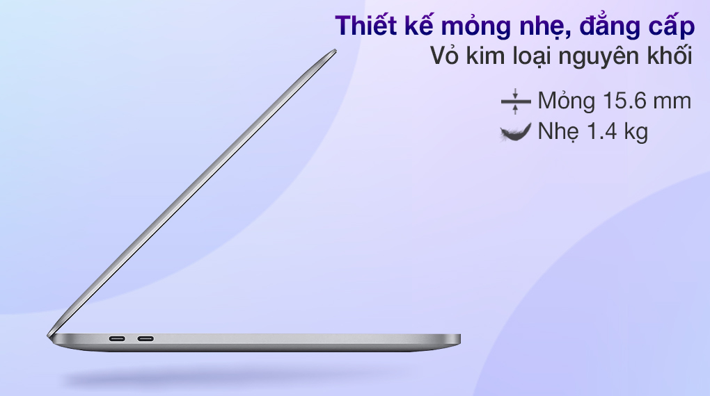 Apple MacBook Pro M1 2020 (MYD82SA/A)-Thiết kế
