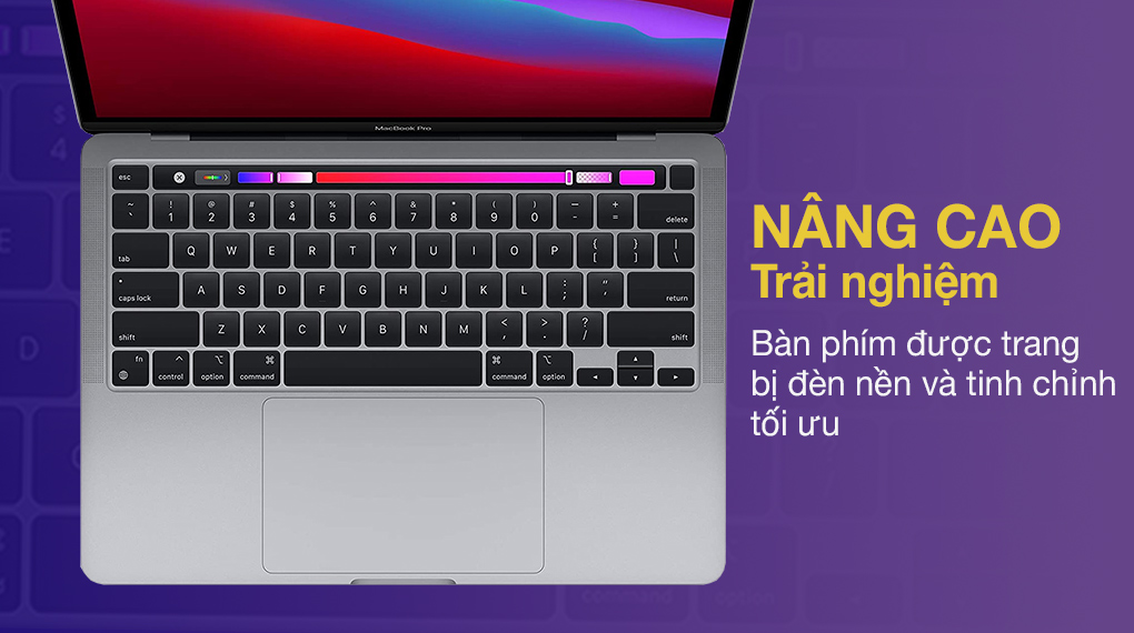 Apple MacBook Pro M1 2020 (MYD82SA/A)- Bàn phím