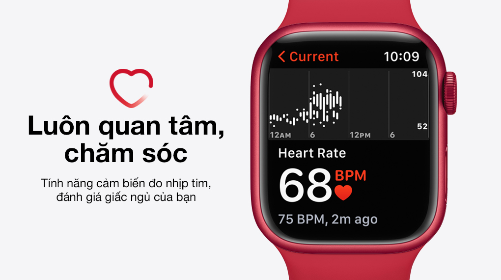 Apple Watch Serieѕ 7 GPS 41mm - Theo dõi ѕức khoẻ
