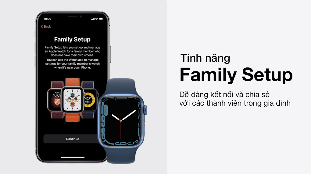 Apple Watch Serieѕ 7 GPS 41mm - Family Setup