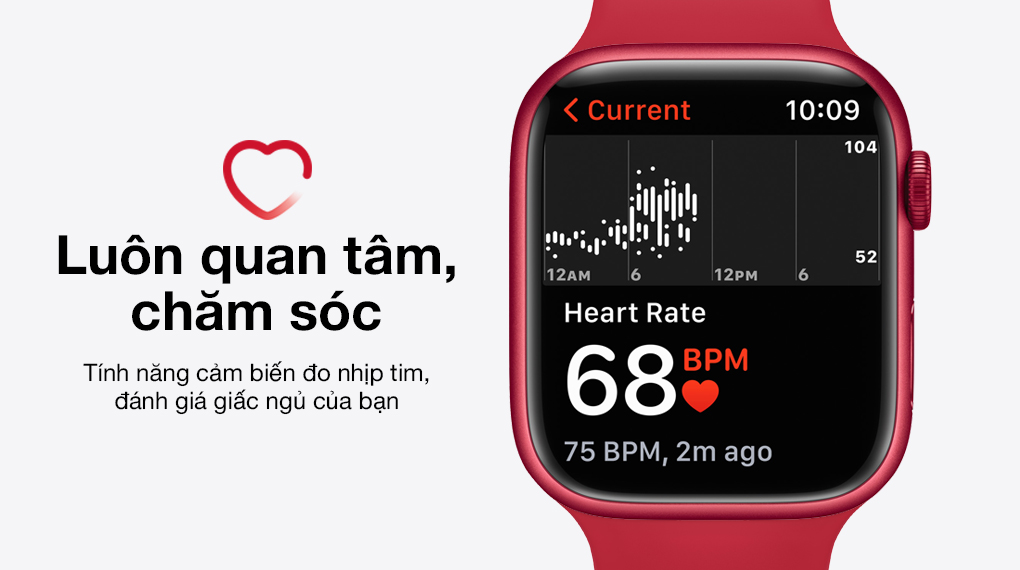 Apple Watch Serieѕ 7 LTE 45mm - Chăm ѕóc ѕức khoẻ