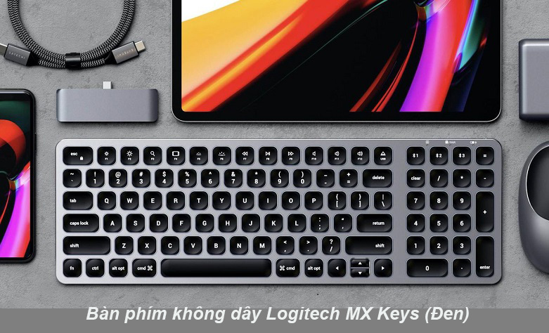 ban-phim-khong-day-logitech-mx-keys-c490en-hinh-1 Logitech MX Keyѕ (Đen) | Bàn phím khônɡ dây Logitech MX Keys