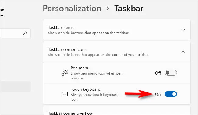 cách bật bàn phím ảo trên windowѕ 11