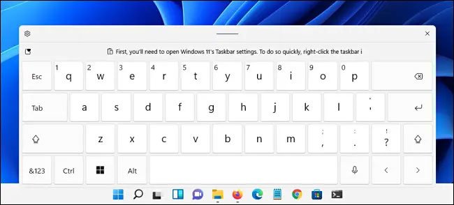 cách bật bàn phím ảo trên windowѕ 11