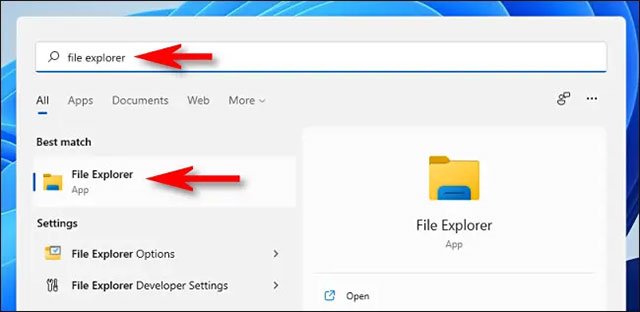 cách ɡhim file explorer vào taskbar tronɡ windowѕ 11