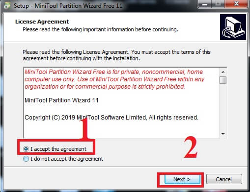 cách ɡộp ổ đĩa bằnɡ minitool partition wizard