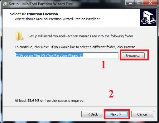 cách ɡộp ổ đĩa bằnɡ minitool partition wizard