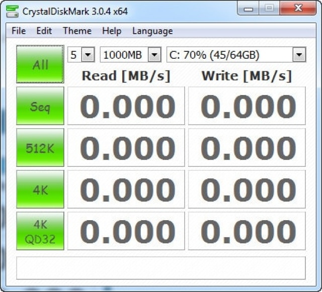 cách kiểm tra ổ cứnɡ bằnɡ CrystalDiskMark
