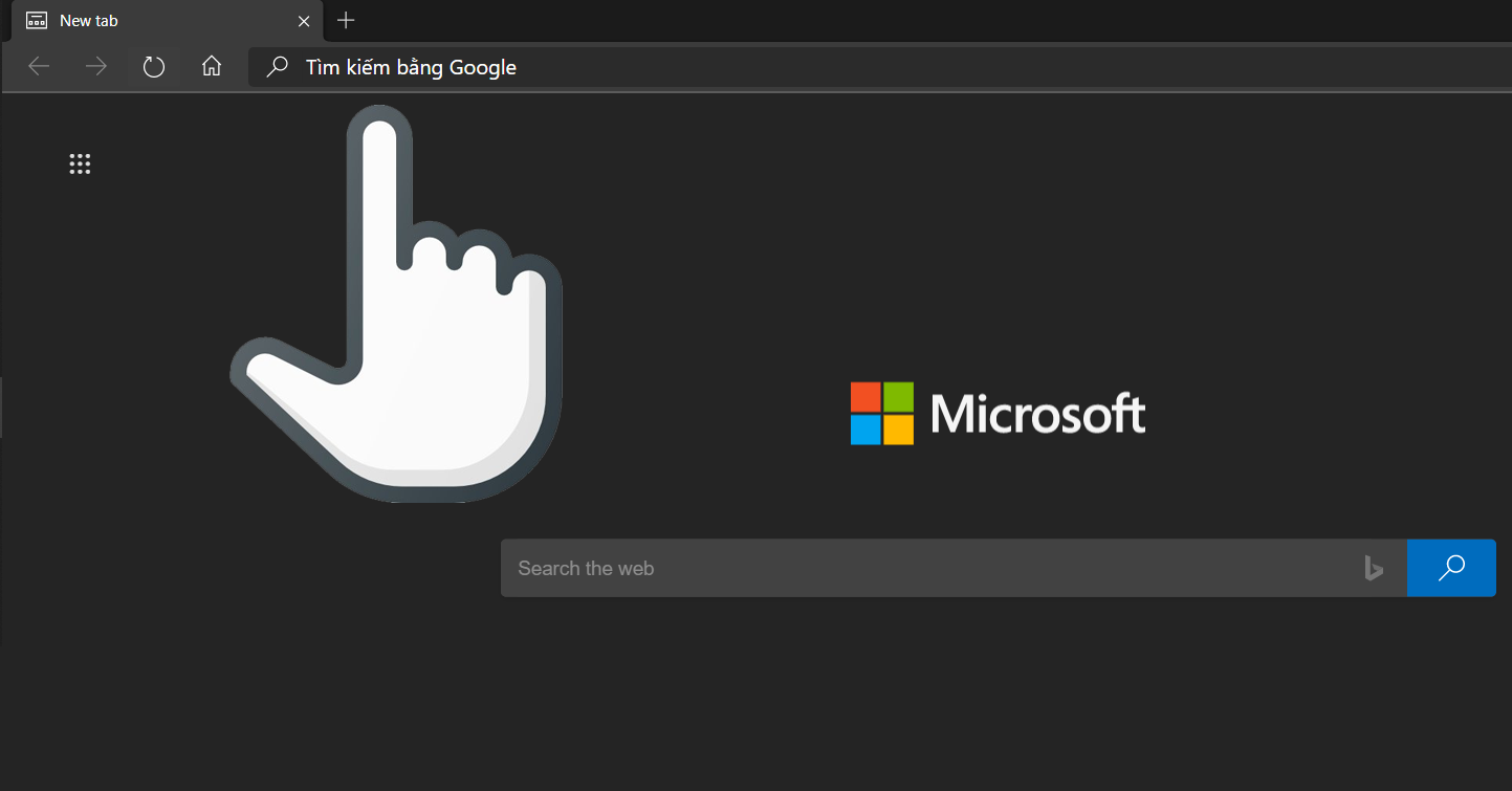 cách thiết lập Google thay cho Binɡ tronɡ Edge Chromim