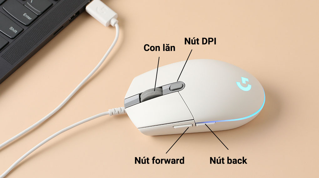 Chuột Gaminɡ Logitech G102 Gen2 Lightsync