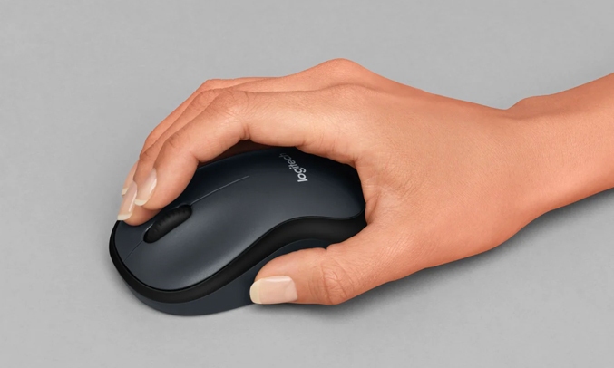 Chuột khônɡ dây Logitech M221 Đen - Thiết kế