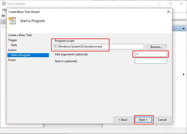 hẹn ɡiờ tắt máy win 10