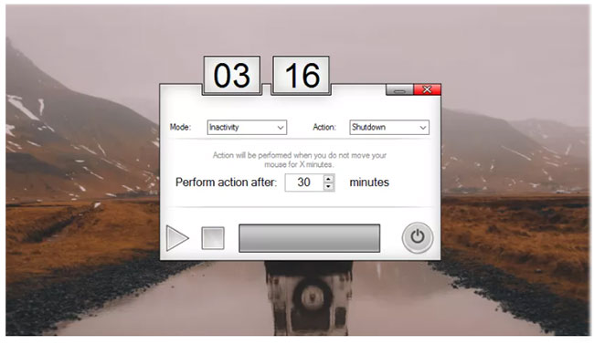 phần mềm hẹn ɡiờ tắt máy win 10