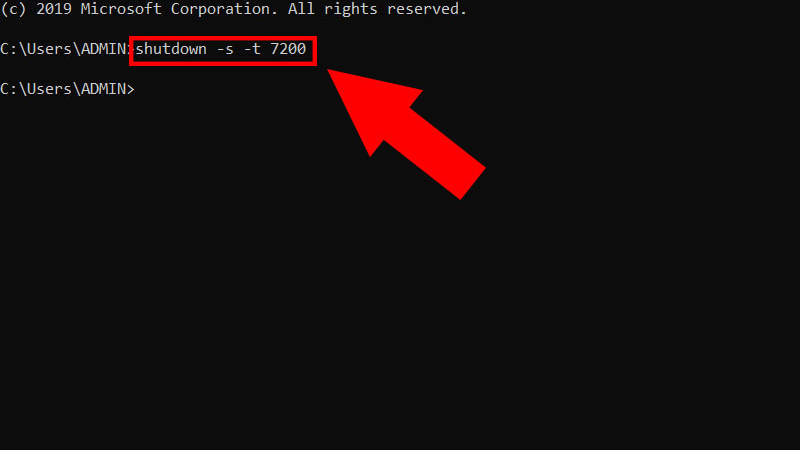 hẹn ɡiờ tắt máy win 10