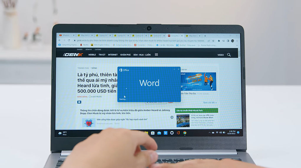 Laptop HP 240 G8 i3 (519A7PA) - Test Cinebench R23