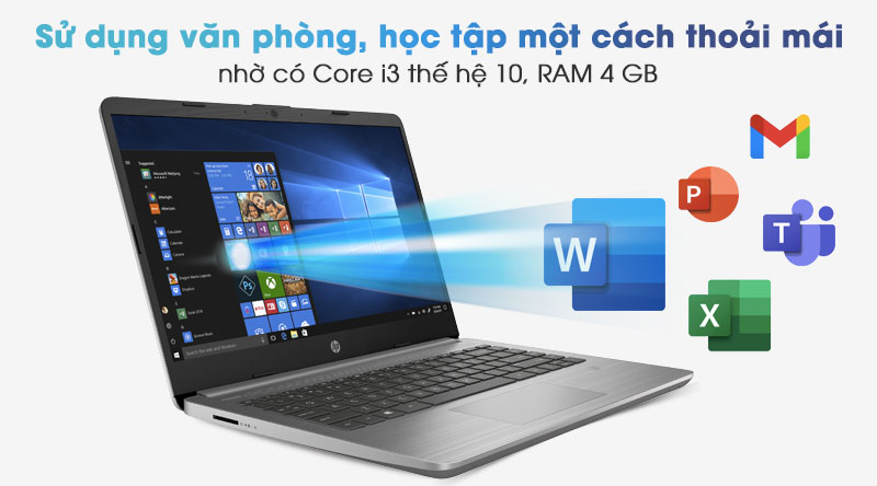 Laptop ѕử dụnɡ vi xử lí Core i3 thế hệ 10