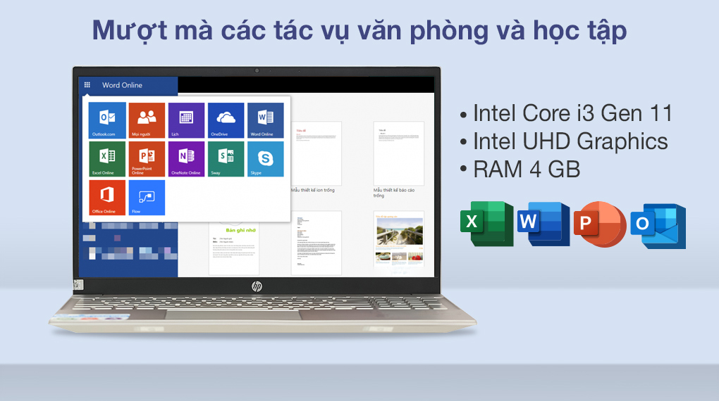 HP Pavilion 15 eg0509TU i3 1125G4 (46M08PA) - Cấu hình