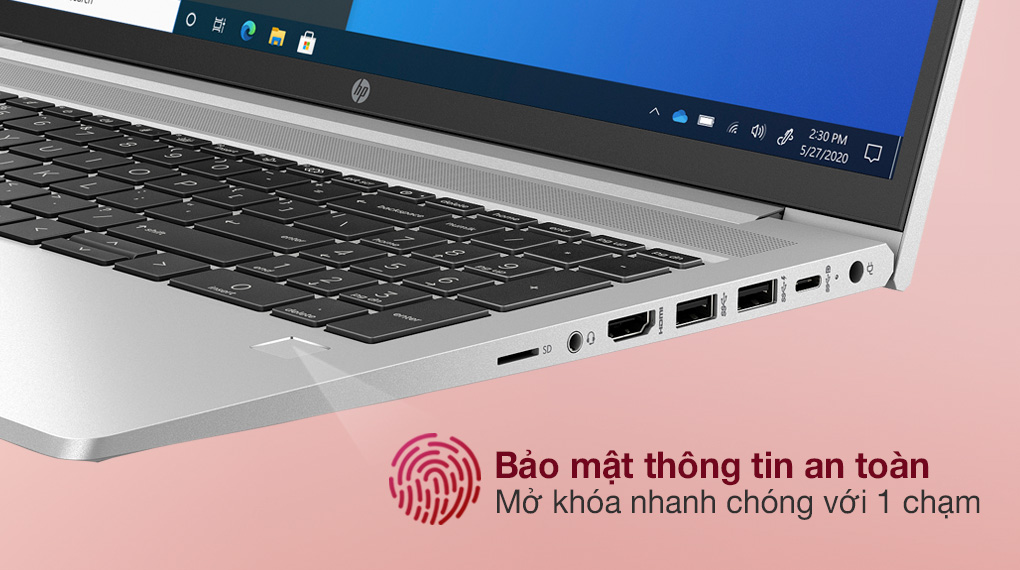 HP Probook 450 G8 i3 1115G4 (2H0U4PA) - Bảo mật vân tay