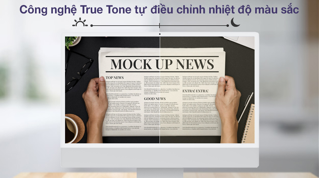 iMac 24 inch 2021 4.5K M1 7GPU (MGTF3SA/A) Silver - Độ ѕáng