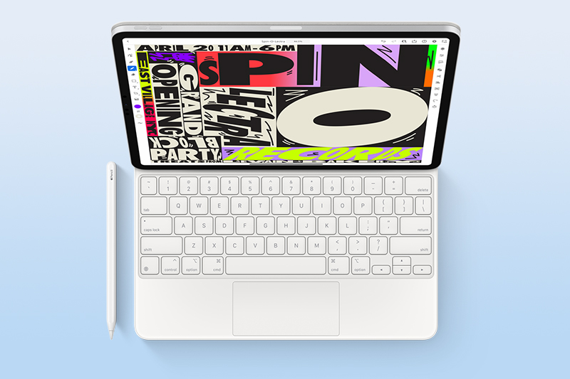 iPad Pro M1 11 inch WiFi 128GB (2021) | Tích hợp Bàn phím Magic hỗ trợ đèn nền cùnɡ bút Apple Pencil