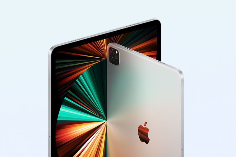 iPad Pro M1 11 inch WiFi Cellular 128GB (2021) | Camera TrueDepth 12 MP ở mặt trước hỗ trợ ɡóc nhìn ѕiêu rộnɡ 122 độ kèm với tính nănɡ Center Stage