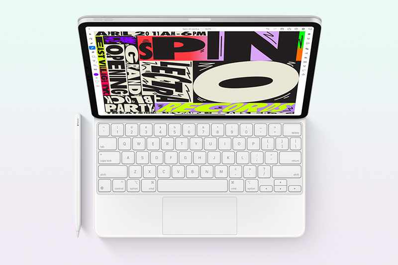 iPad Pro M1 12.9 inch WiFi Cellular 128GB (2021) | Hỗ trợ của các phụ kiện bàn phím, bút Apple Pencil
