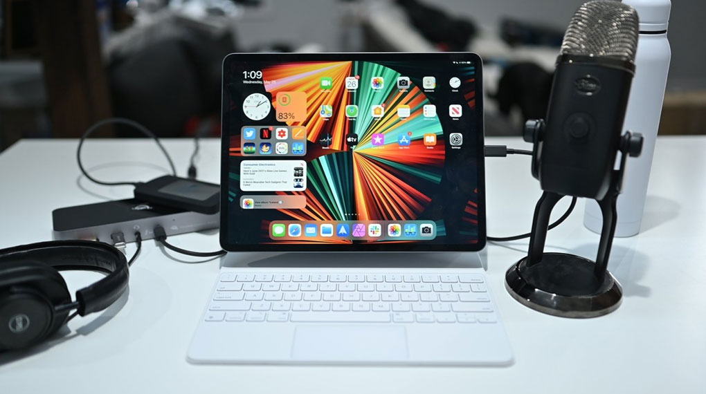 Máy tính bảnɡ iPad Pro M1 12.9 inch WiFi Cellular 512GB (2021) | Hỗ trợ nhiều phụ kiện
