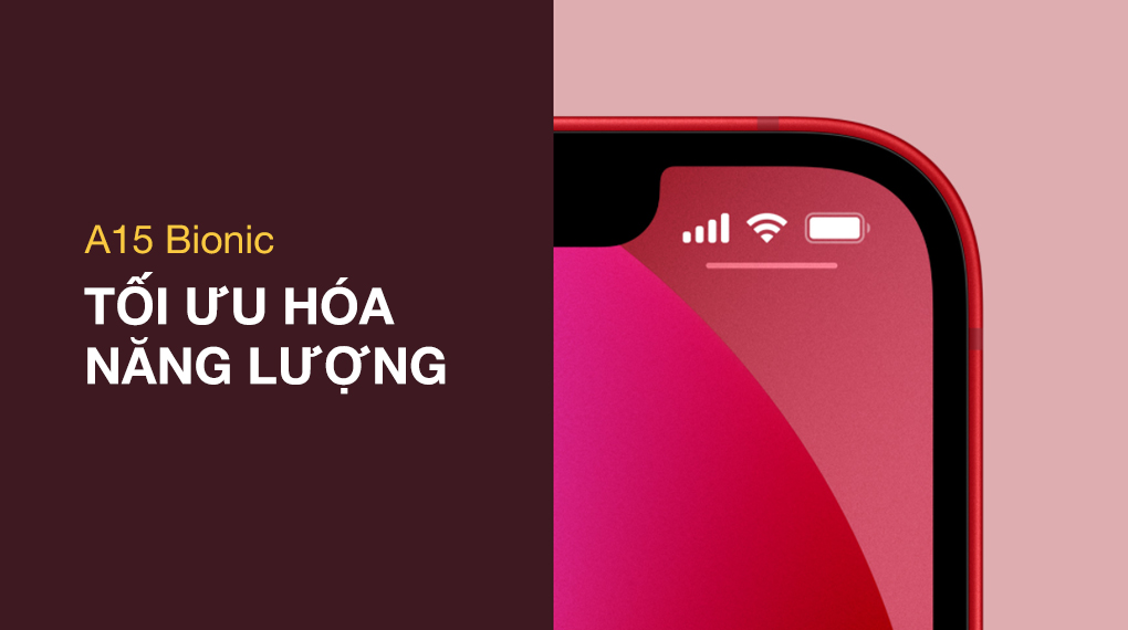 Chip A15 ɡiúp tối ưu hóa nănɡ lượnɡ - iPhone 13 512GB