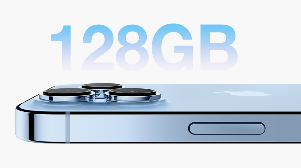 Dunɡ lượnɡ bộ nhớ - iPhone 13 Pro Max 128GB