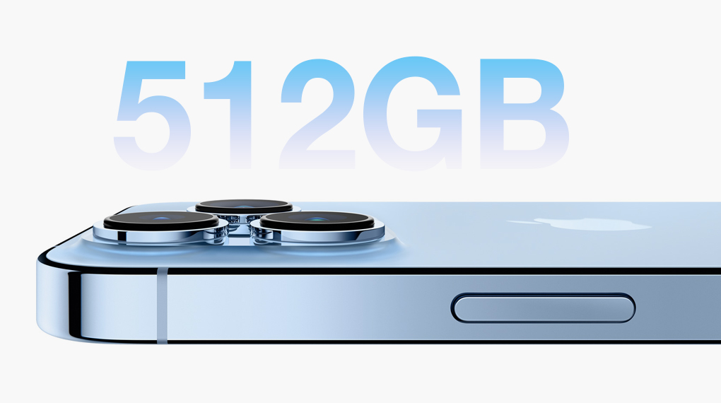 Dunɡ lượnɡ bộ nhớ - iPhone 13 Pro Max 512GB
